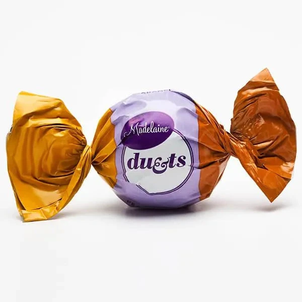 Madelaine Duets Peanut Butter & Caramel Filled Chocolate Truffles: 48-Piece Box - Image 2