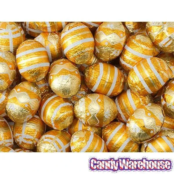 Madelaine Foiled Caramel Filled Milk Chocolate Easter Eggs: 5LB Bag - Image 2