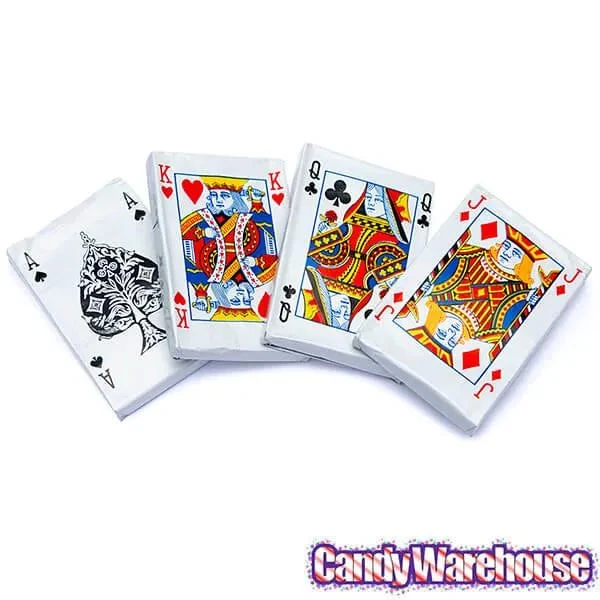 Madelaine Foiled Milk Chocolate Playing Cards Assortment: 2.5LB Box - Image 2