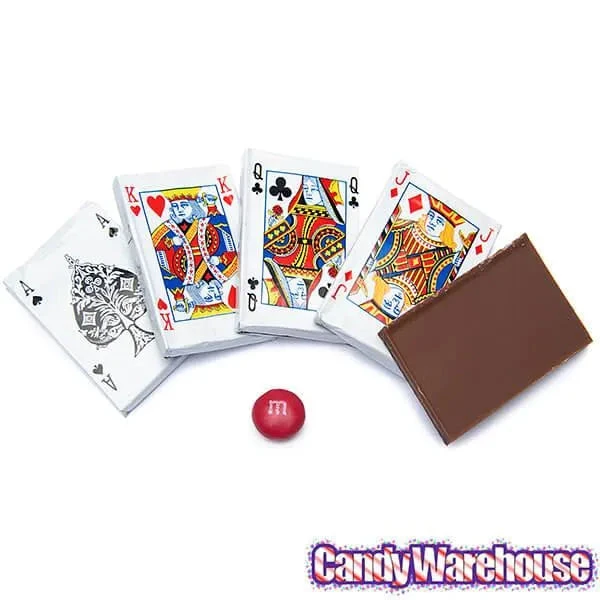 Madelaine Foiled Milk Chocolate Playing Cards Assortment: 2.5LB Box - Image 3