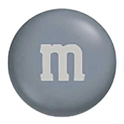 M&M's Milk Chocolate Candy - Silver: 5LB Bag