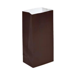 Mini Candy Treat Bags - Chocolate Brown: 24-Piece Bag