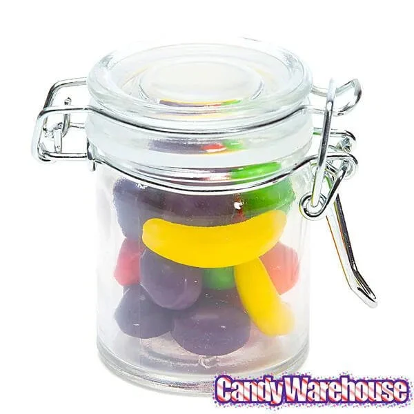 Mini Glass Favor Jars - 1.25-Ounce Canning Jar With Swing Top: 12-Piece Set - Image 3