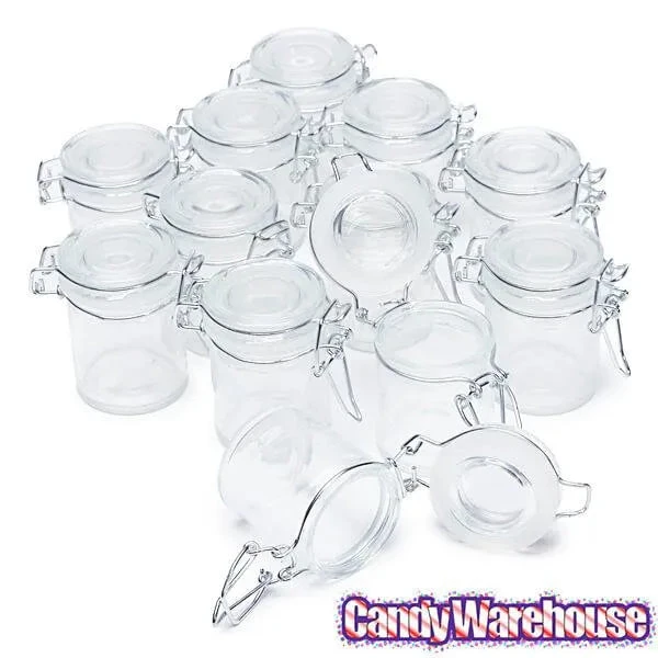 Mini Glass Favor Jars - 1.25-Ounce Canning Jar With Swing Top: 12-Piece Set - Image 4