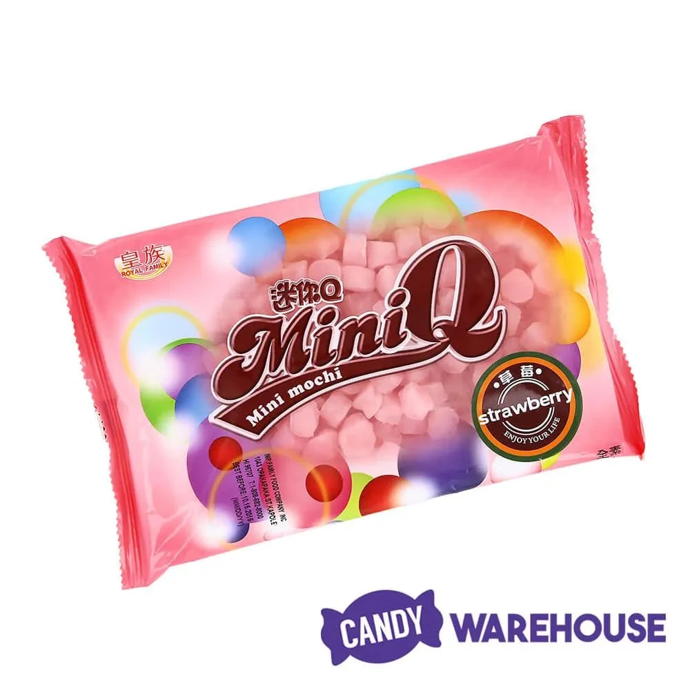 Mini Mochi Candy - Strawberry: 10.6-Ounce Bag - Image 3