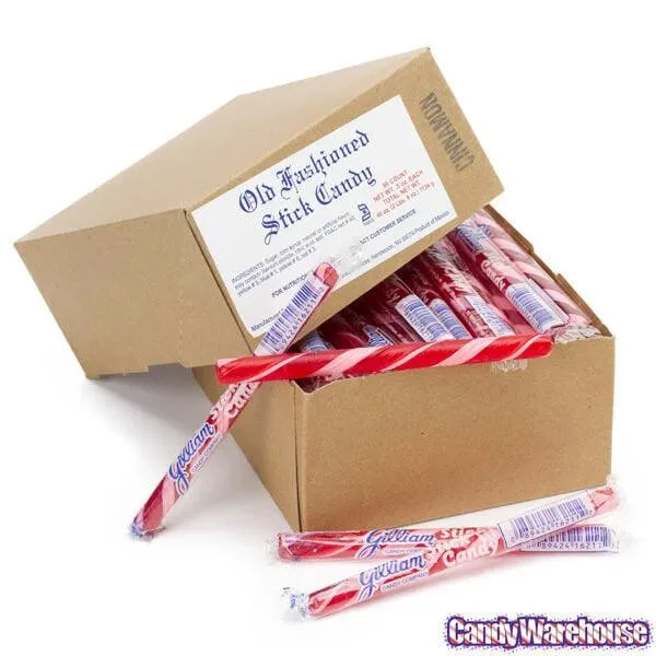 Old Fashioned Hard Candy Sticks - Cinnamon: 80-Piece Box - Image 5