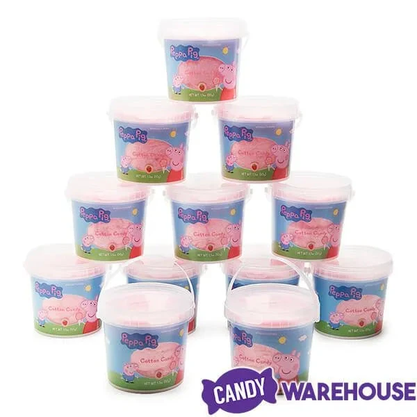 Peppa Pig Pink Cotton Candy Tubs: 12-Piece Case - Image 2