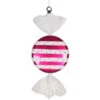 Pink And White Stripe Candy Ornament - 13 Inch