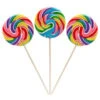 Rainbow Swirl 6-Ounce Round Lollipops: 36-Piece Box