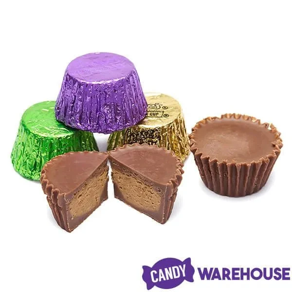 Reese's Peanut Butter Cups Color Combo - Purple, Green And Gold: 600-Piece Box - Image 3