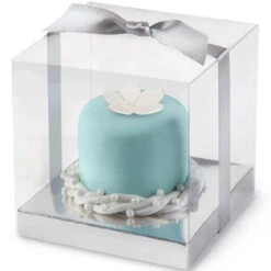 Wilton Silver Clear Favor Box Kits: 20-Piece Set