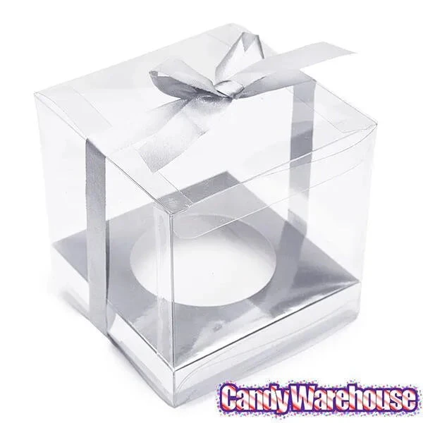 Wilton Silver Clear Favor Box Kits: 20-Piece Set - Image 2