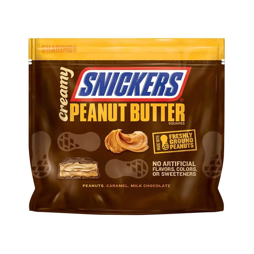 Snickers Creamy Peanut Butter Fun Size Candy Squares: 7.7-Ounce Bag - Image 2