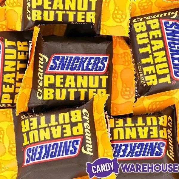 Snickers Creamy Peanut Butter Fun Size Candy Squares: 7.7-Ounce Bag - Image 3