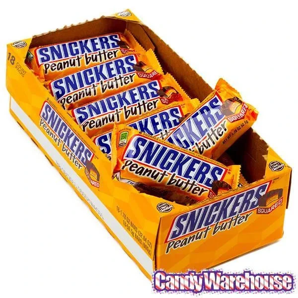 Snickers Peanut Butter Squared Candy Bars: 18-Piece Box - Image 2
