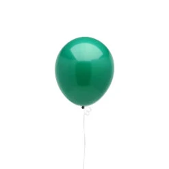 Solid Color 16-Inch Standard Balloons - Green: 5-Piece Set