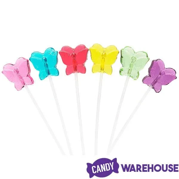 Sparkle Candy Butterfly Lollipops: 100-Piece Bag - Image 4