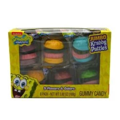 Spongebob SquarePants Jumbo Krabby Patties: 6-Piece Box