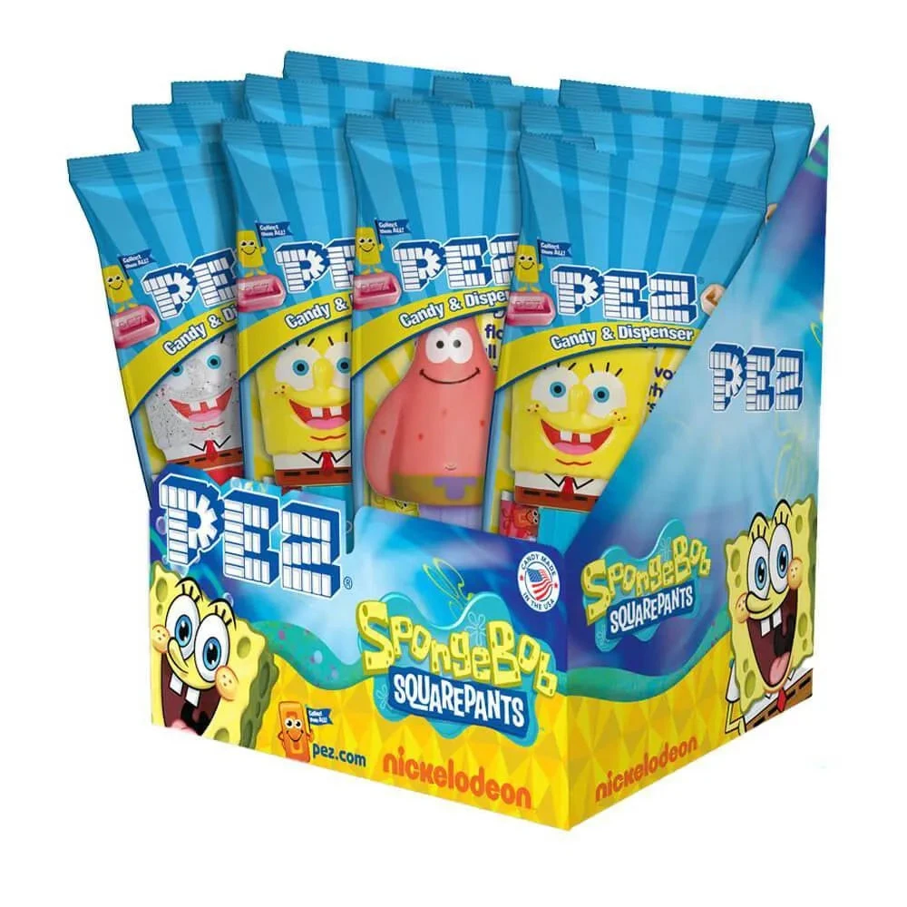 SpongeBob SquarePants PEZ Candy Packs: 12-Piece Display - Image 3