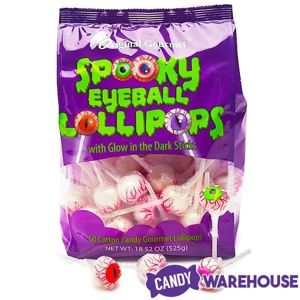 Spooky Eyeball Lollipops: 50-Piece Bag - Image 4