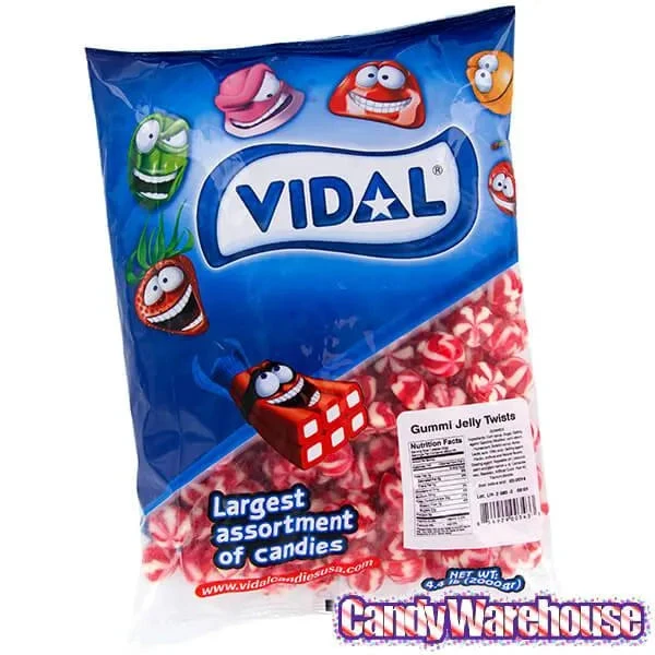 Strawberry Creme Twist Gumdrops Candy: 2KG Bag - Image 2