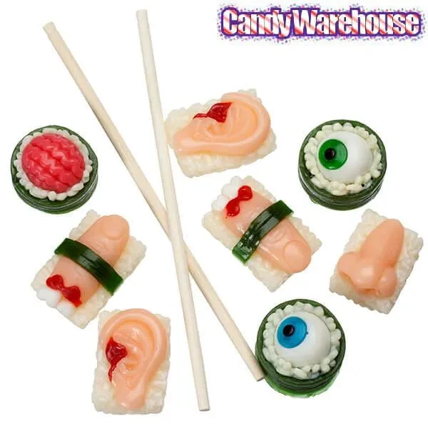 Sushi Body Parts Gummy Candy: 8-Piece Pack - Image 2