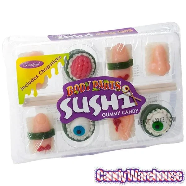 Sushi Body Parts Gummy Candy: 8-Piece Pack - Image 3