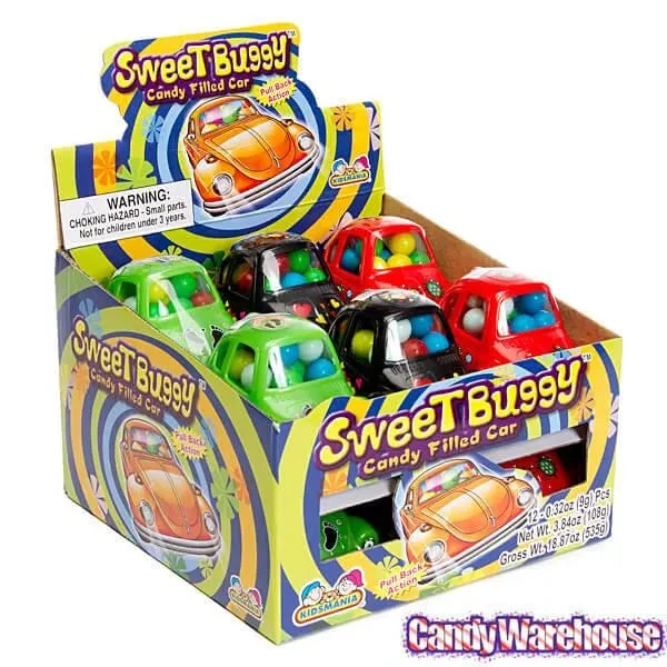 Sweet Buggy Candy Filled Cars: 12-Piece Box - Image 2