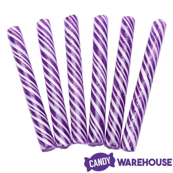Sweet Spindles Mini Hard Candy Sticks - Grape: 50-Piece Jar - Image 2
