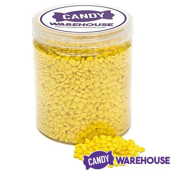 Tiny Chicle Squares Chewing Gum - Yellow: 1.5LB Jar - Image 2