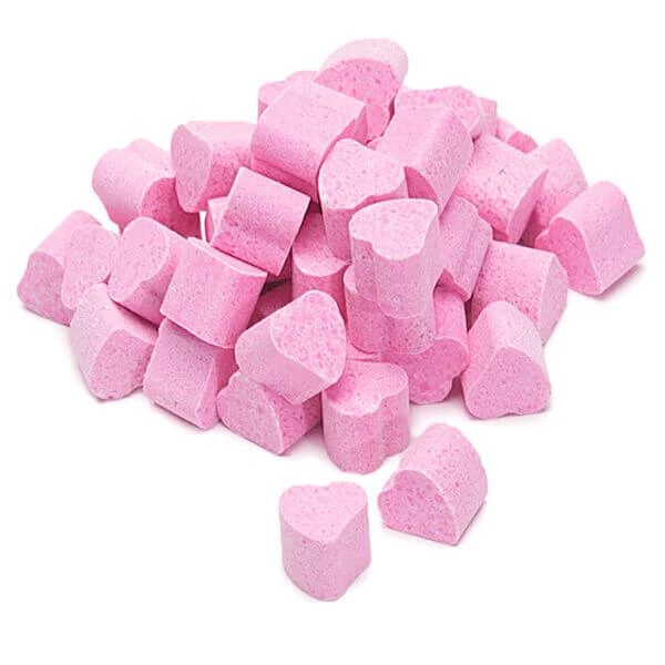 Tiny Sugar Candy Hearts - Pink: 1.5LB Jar