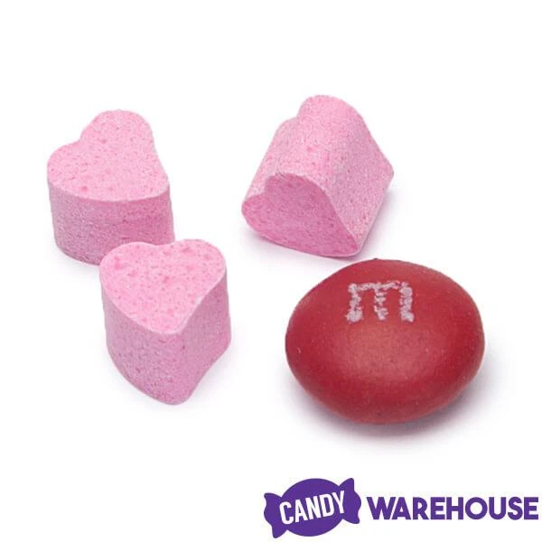 Tiny Sugar Candy Hearts - Pink: 1.5LB Jar - Image 2