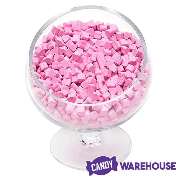 Tiny Sugar Candy Hearts - Pink: 1.5LB Jar - Image 4