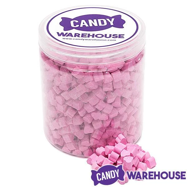 Tiny Sugar Candy Hearts - Pink: 1.5LB Jar - Image 5