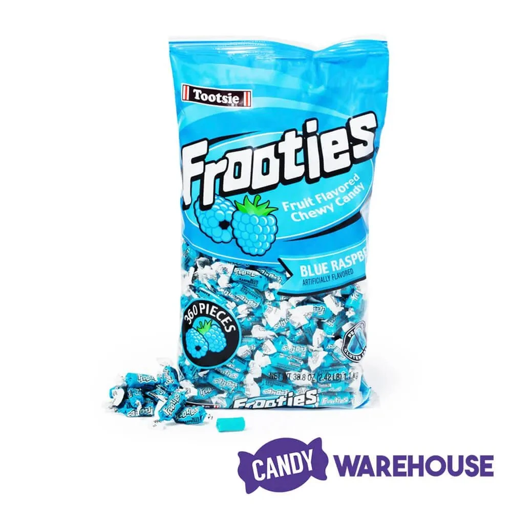 Tootsie Roll Frooties Candy - Blue Raspberry: 360-Piece Bag - Image 4