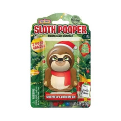 Treat Street Holiday Sloth Pooper Wind-Up Candy: 8-Piece Set