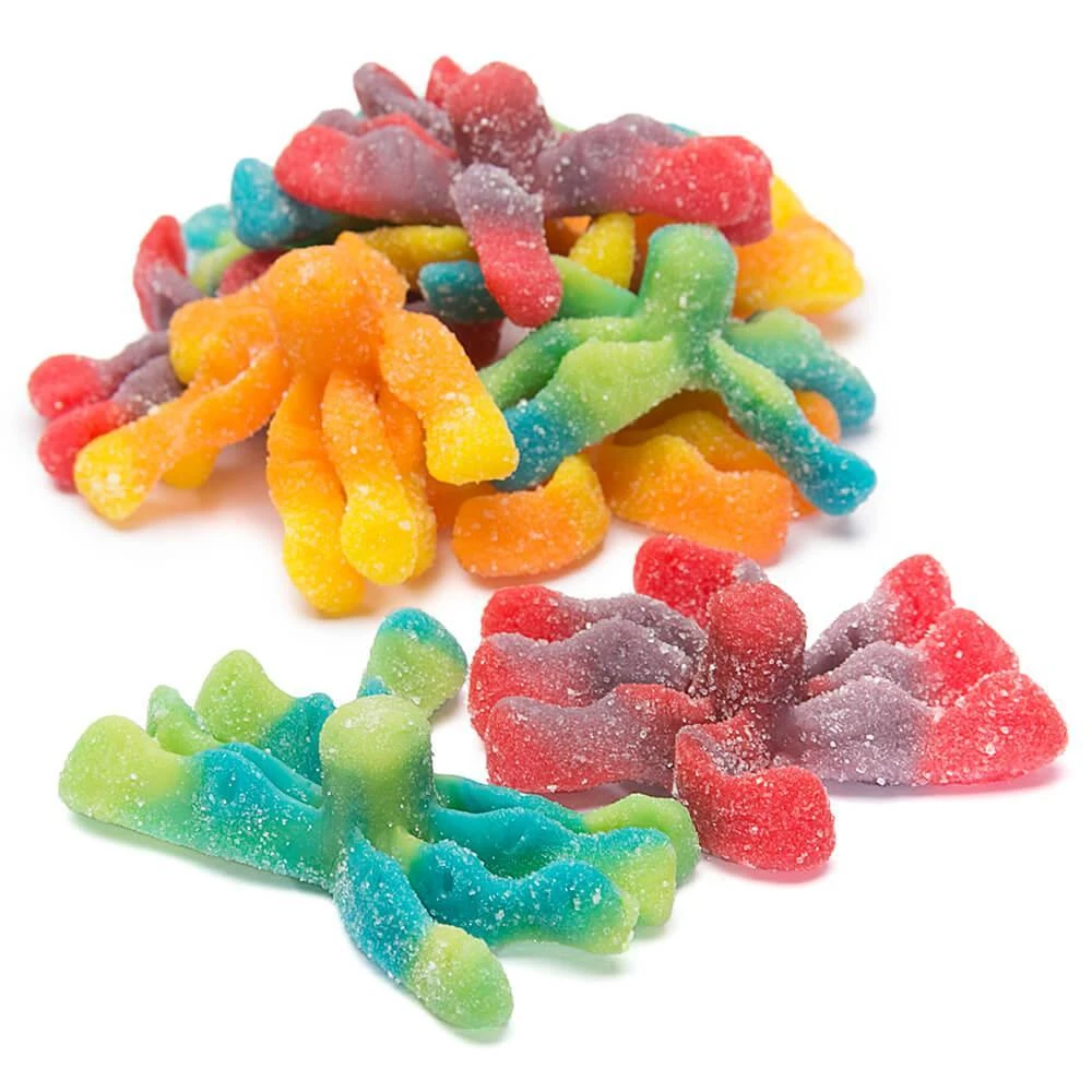 Trolli Sour Brite Gummy Octopus Candy: 35-Piece Jar