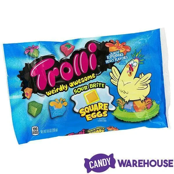 Trolli Sour Brite Square Eggs Gummy Candy: 9.5-Ounce Bag - Image 5