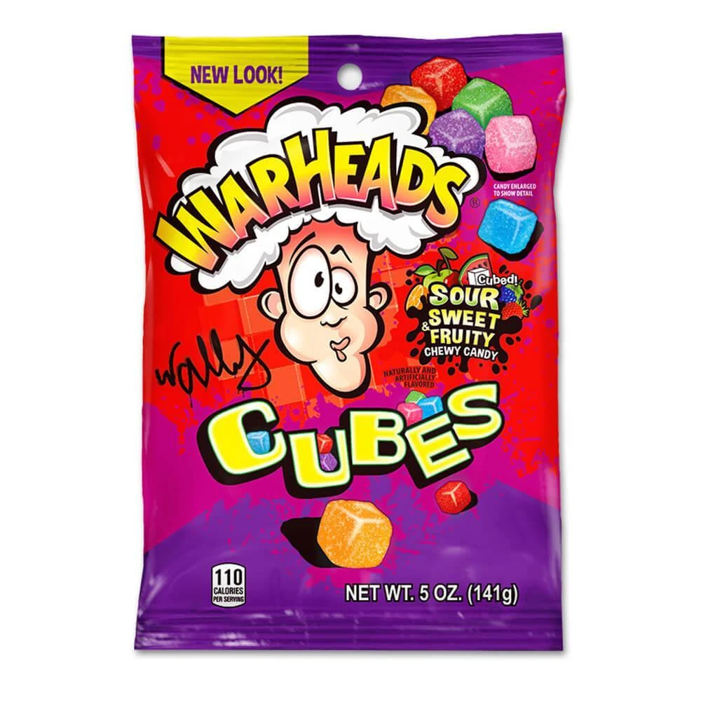 WarHeads Sour Chewy Cubes Candy: 3.75LB Case - Image 3
