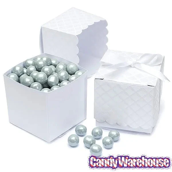 Wilton White Scalloped Favor Box Kits: 25-Piece Set - Image 3