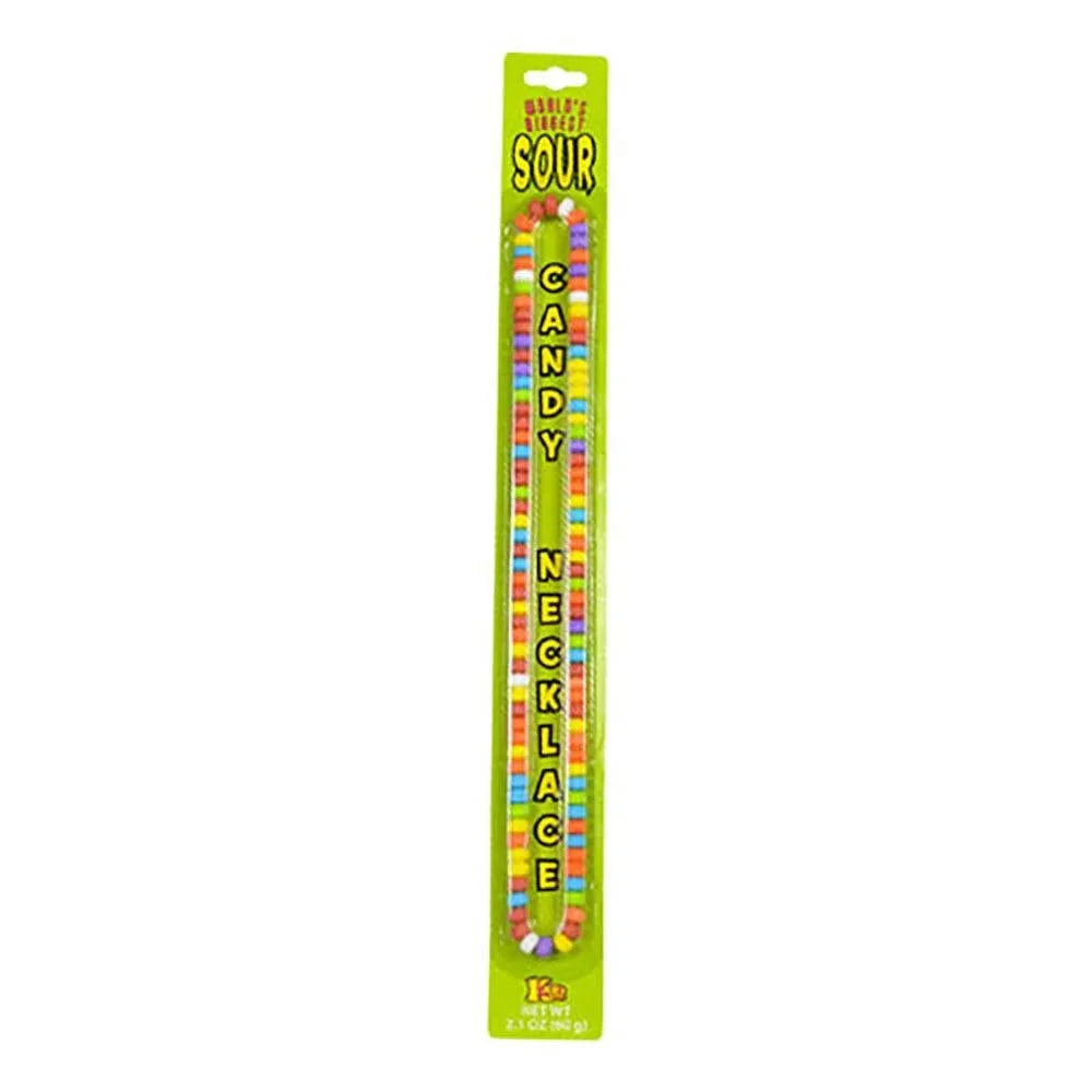 World's Biggest Sour Candy Necklace: 24-Piece Display - Image 2